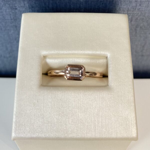 Morganite Rose Gold Ring