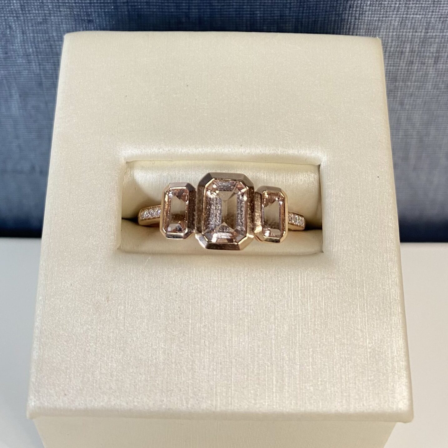 Morganite Rose Gold Ring