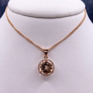 Statement Morganite in Rose Gold