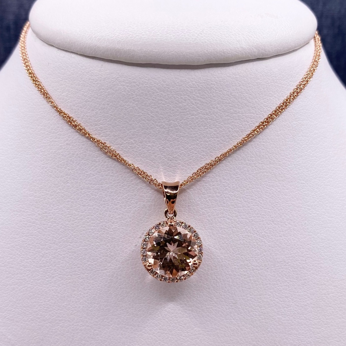 Statement Morganite in Rose Gold
