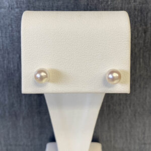 Pearl Studs in 14k Yellow Gold