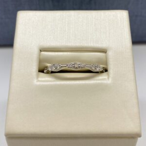 14kw, Diamond Stackable Ring