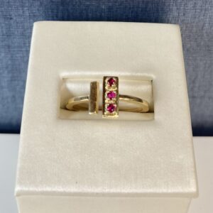 Ruby Yellow Gold Ring