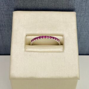 Ruby Band in White Gold