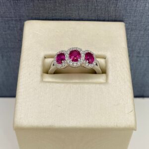 Ruby and Diamond Fashion Ring