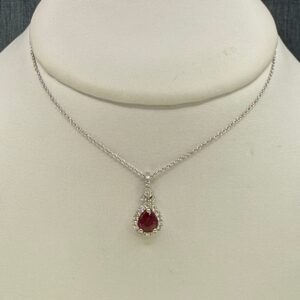 Ruby and Diamond Necklace