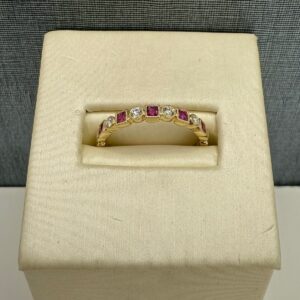 Ruby and Diamond Stackable