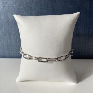 Sterling Paperclip Bracelet