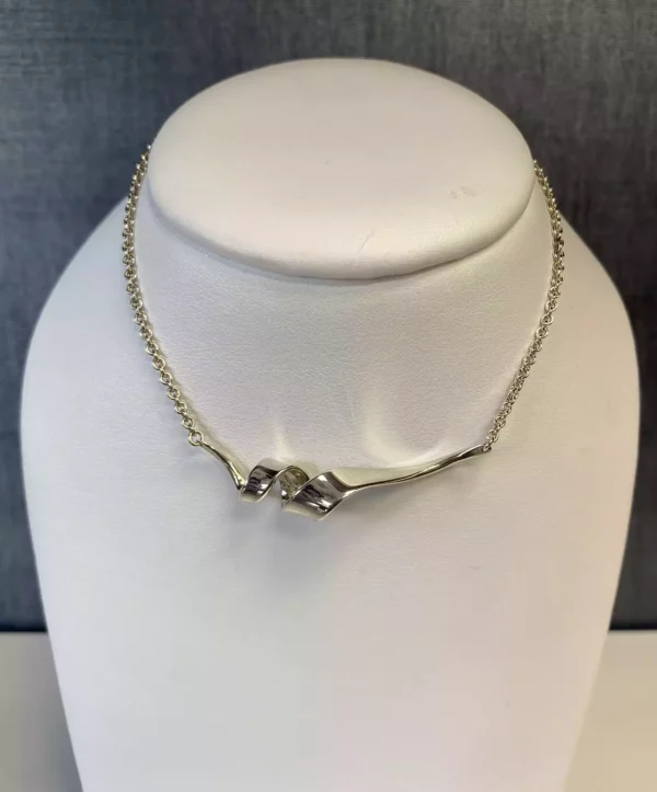 Twisted Sterling Silver Necklace