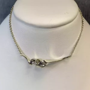 Twisted Sterling Silver Necklace