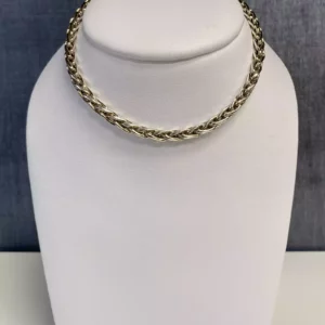 Thick Wheat Chain in Sterling Silver