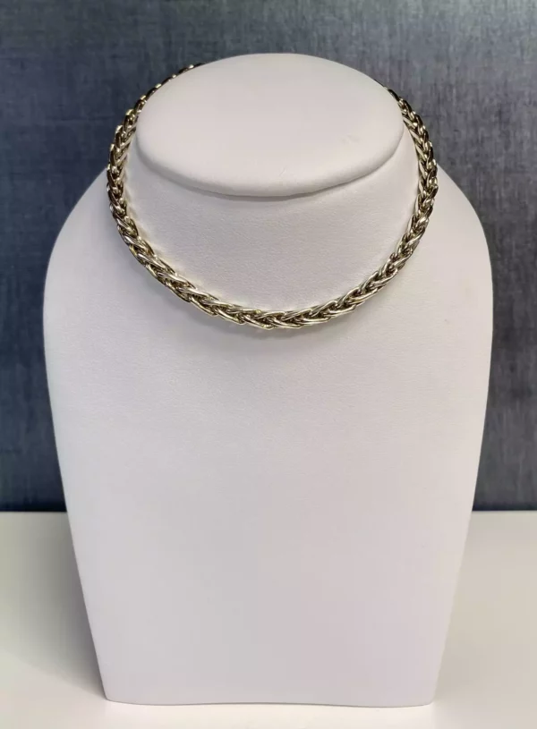 Thick Wheat Chain in Sterling Silver