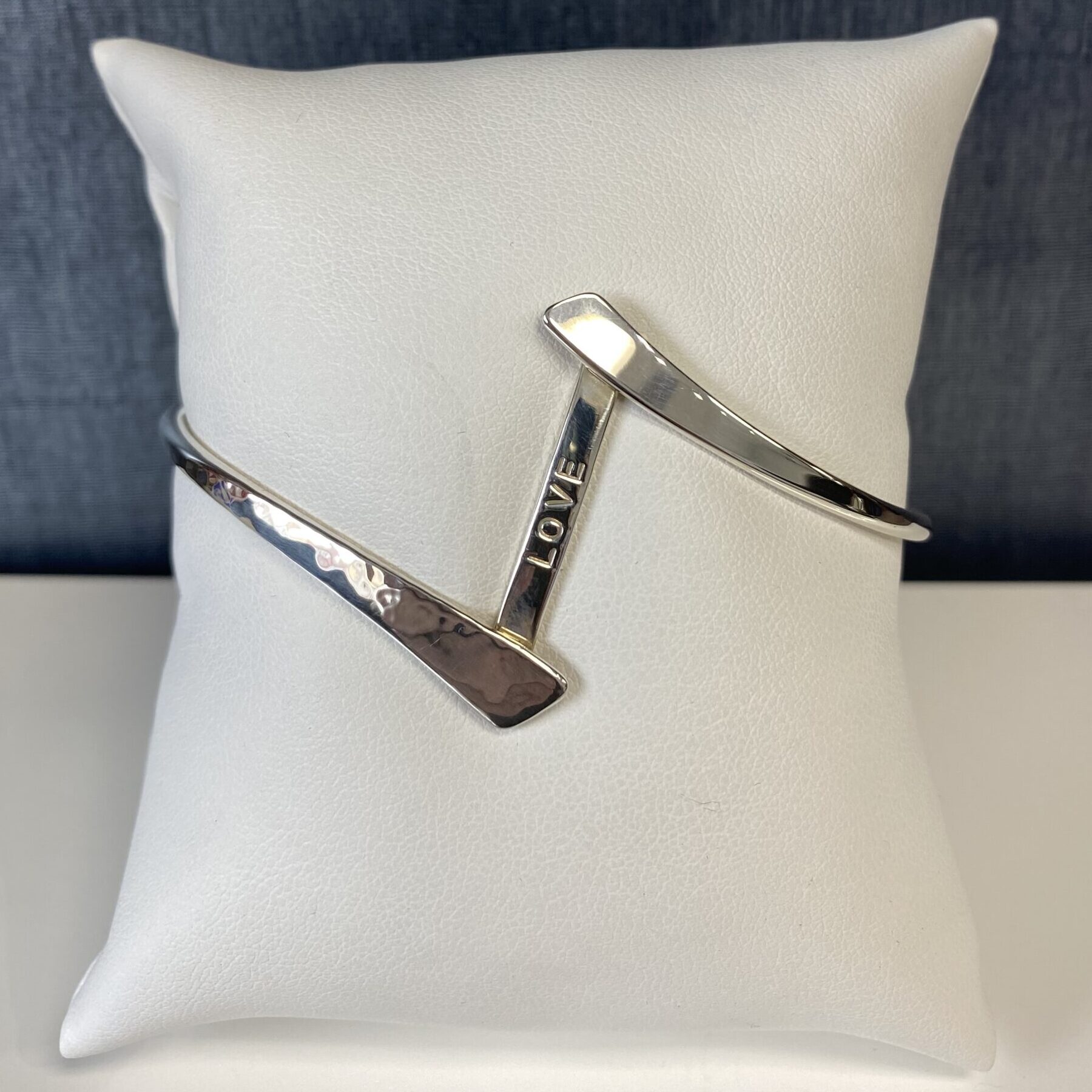 Sterling Bracelet, Opens and Closes for "Love"