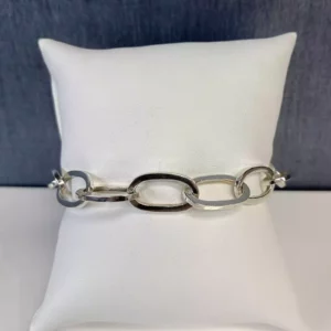 Large Link Sterling Bracelet