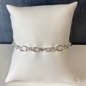 Sterling Silver Figaro Bracelet