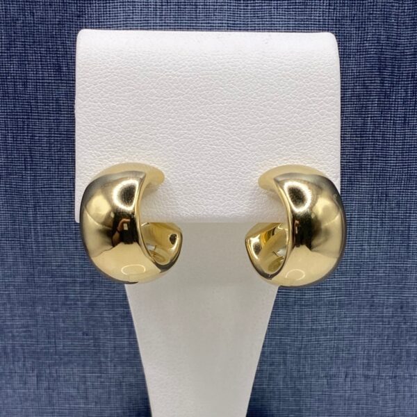 Bubbled Gold Plated Hoops