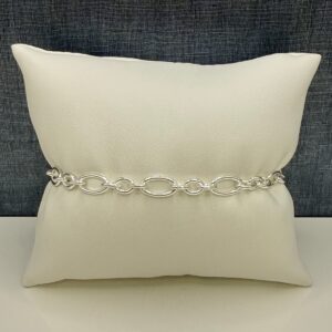 Silver Figaro Bracelet