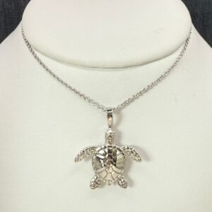 Sterling Silver Turtle Necklace