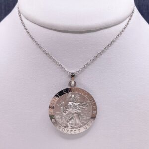 St. Christopher Sterling Silver Necklace