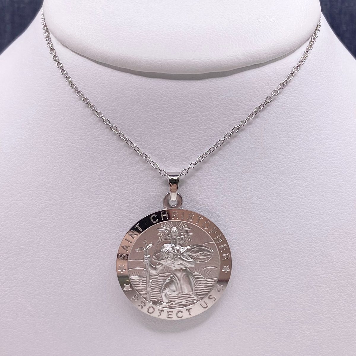 St. Christopher Sterling Silver Necklace