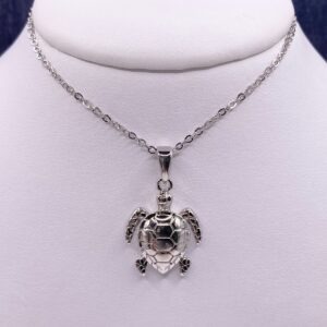 Sterling Silver Turtle Necklace