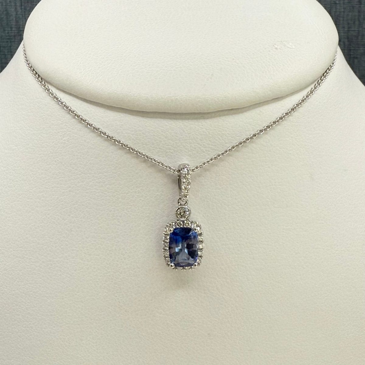 Sapphire and Diamond Necklace