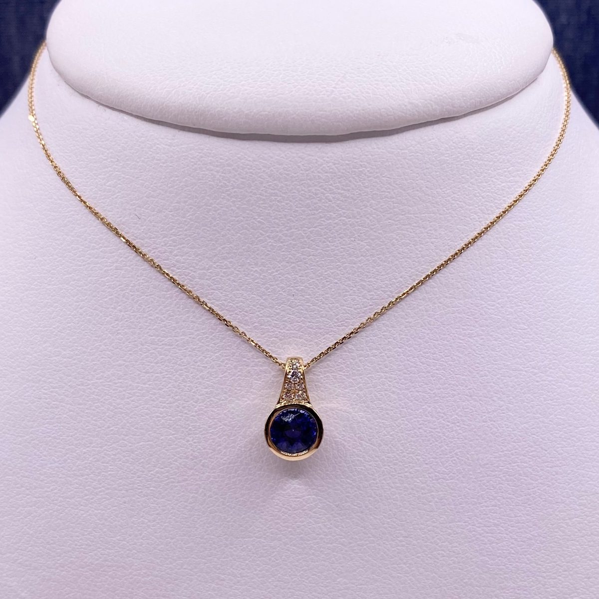 Sapphire and Diamond Pendant