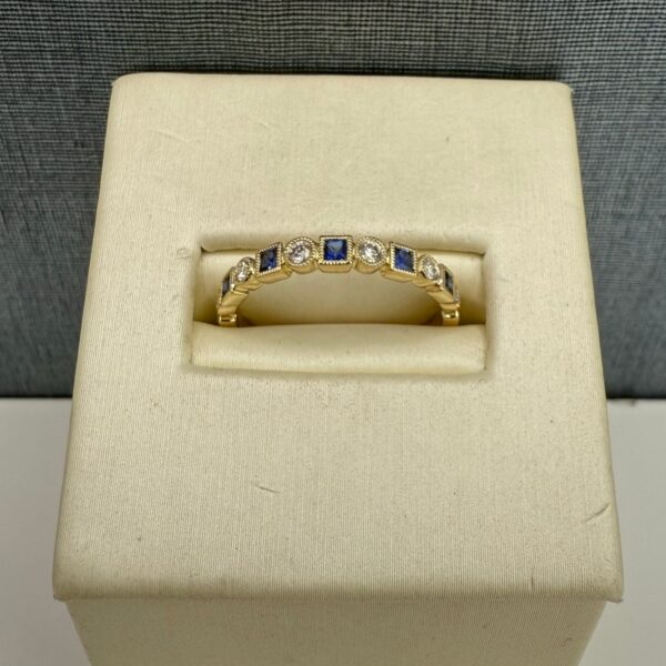 Sapphire and Diamond Stackable