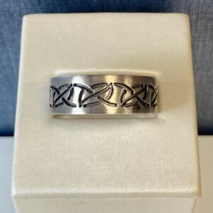 Sterling Silver Engraved Ring