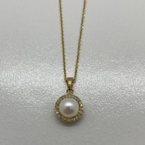 14ky, Cultured Pearl Necklace