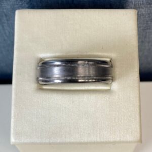 Tantalum Ring with Milgrain Detail